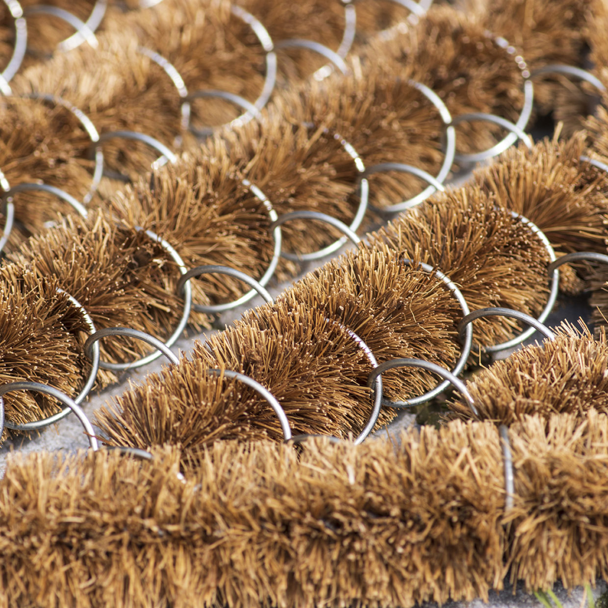 Wire and coir doormat S Esschert Design