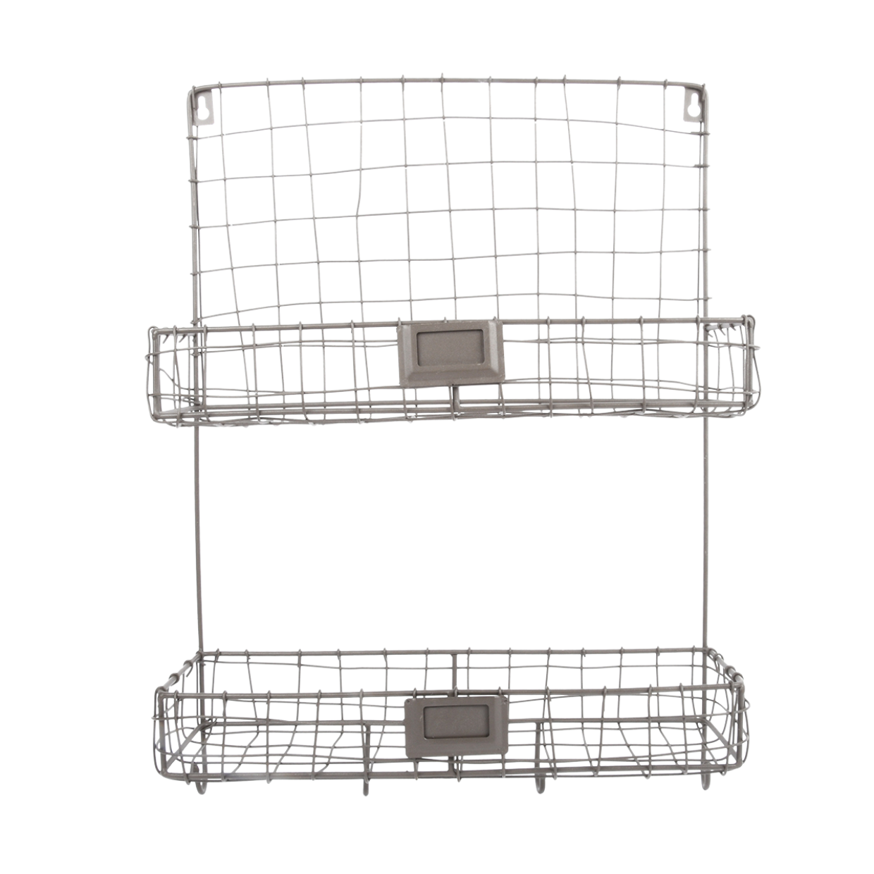 Wire wall organizer 2 compartments Esschert Design