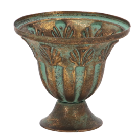 Aged Metal médicis H. 12cm