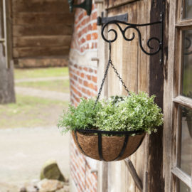 Metal hanging basket hook M