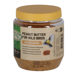 Peanut butter with mealworms