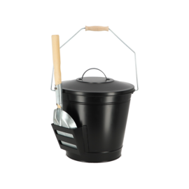 Ascheimer mit Schaufel