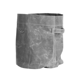 Waxed canvas storage container L