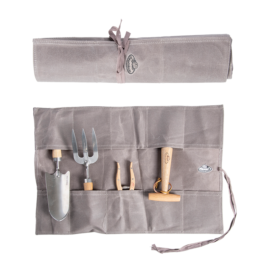 Rolltasche aus gewachstem Canvas