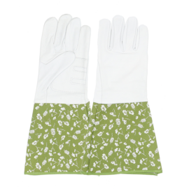Leren tuinhandschoenen met manchet M