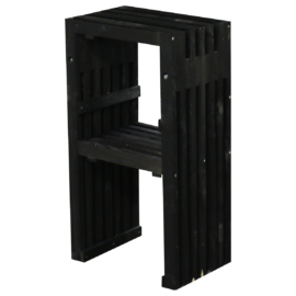 Bar kruk hout zwart