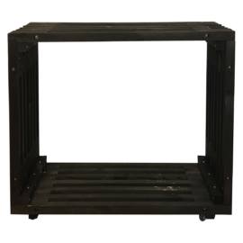 Bar tafel hout zwart
