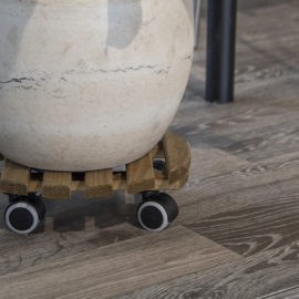 Trolleybruin rond indoor L