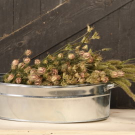 Bassine en zinc ovale L