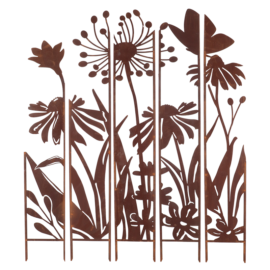 Spalier 5 teilig Blumen L