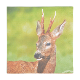 Serviettes papier biche 33 x33 cm
