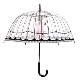 Parapluie transparent cage oiseaux