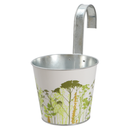 Herb flower pot with hook