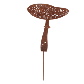 Rost Gartenstecker Fliegenpilz