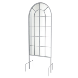Metal roman mirror on feet