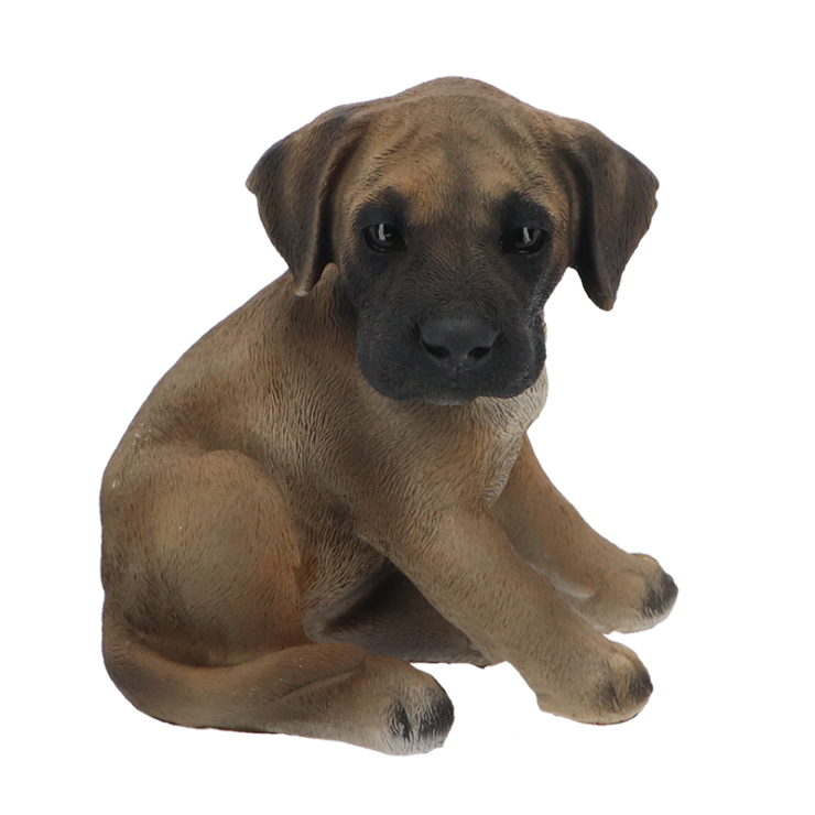 Chiot dogue allemand assis