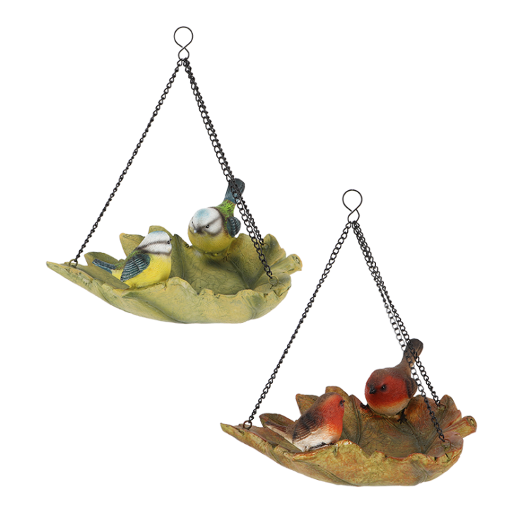 Blattförmiges hängendes Vogelbad