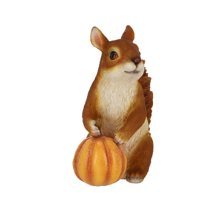 Eekhoorn met pompoen