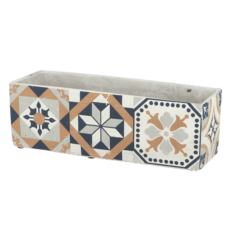 Carreaux de ciment jardinière balcon