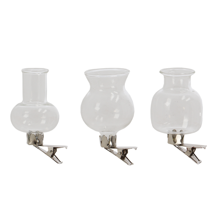 Pince fleurs vases set/3