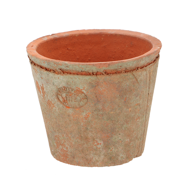 Aged Terracotta Topf rund 12cm