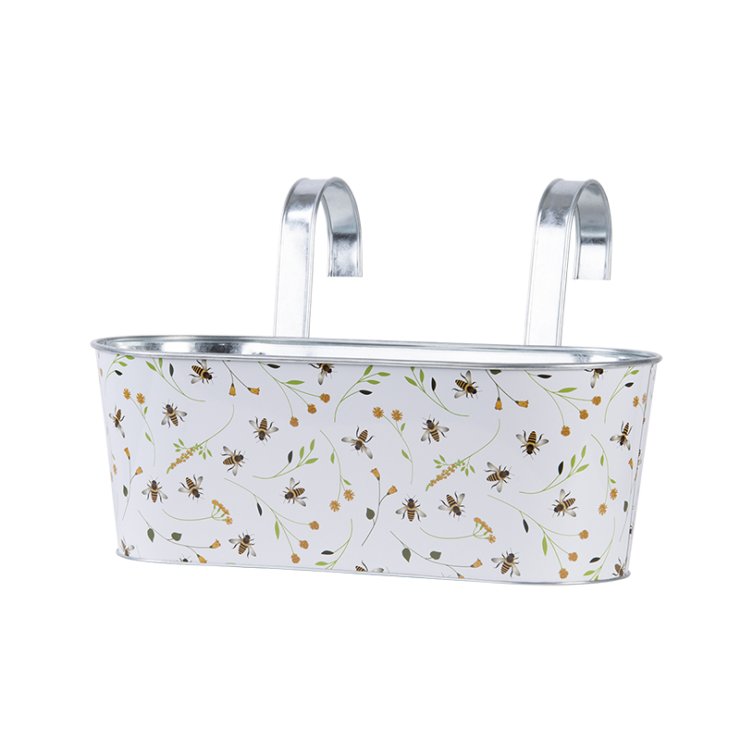 Bienenmuster Balkonkasten mit Haken