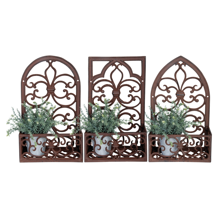 Gussfensterrahmen Beetkasten sort.