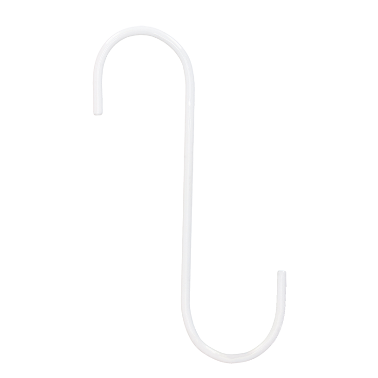 S hook white 20cm
