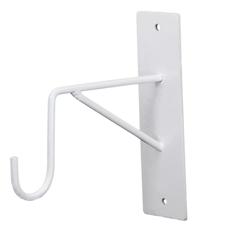 Hanging basket hook white 15cm