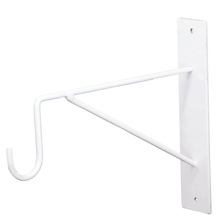 Hanging basket haak wit 25cm