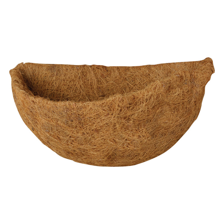 Halfround pre-shaped coir inlay 35cm (14")