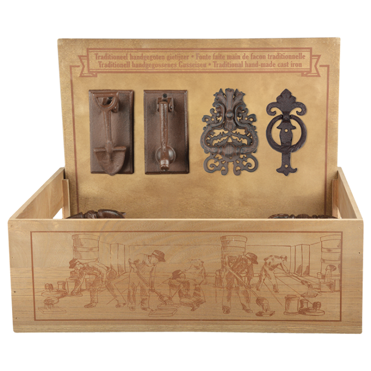 Heurtoirs ass. dans caisse bois