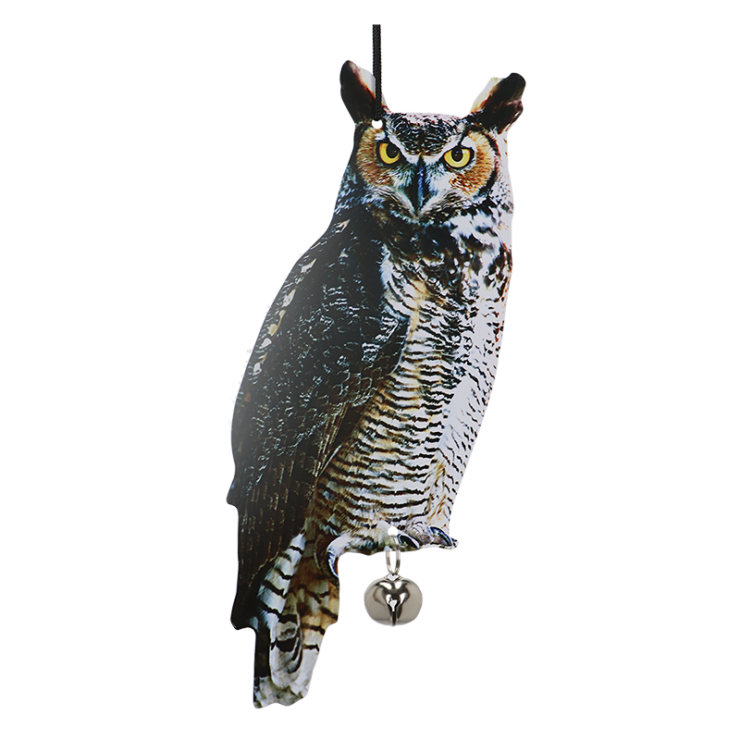 épouvantail à oiseaux, chouette