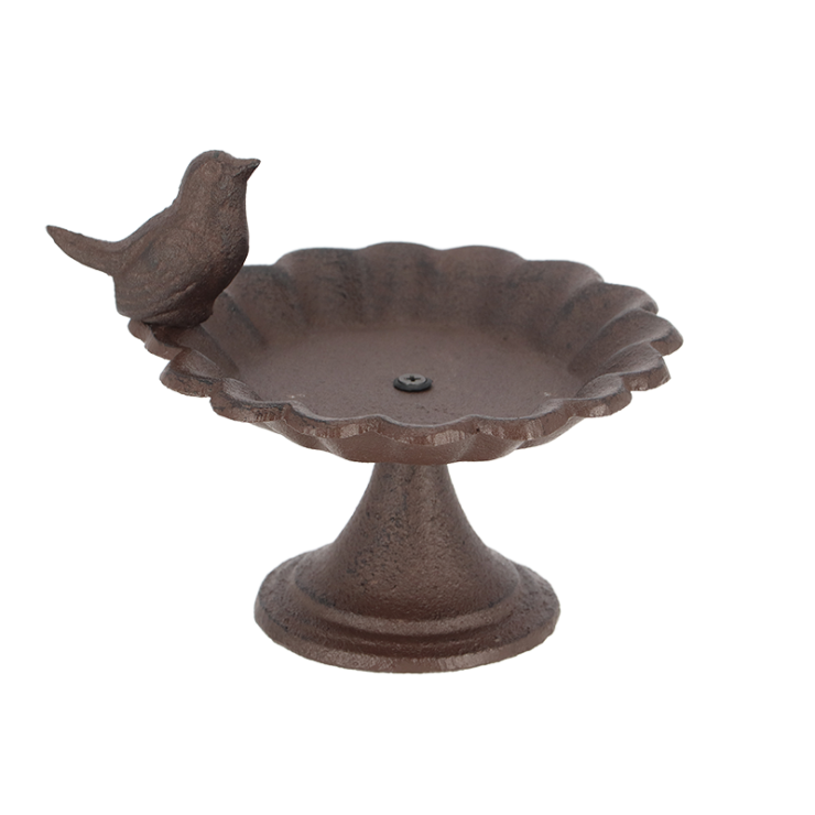 Vogeltränke Fuß Gußeisen 1 Vogel