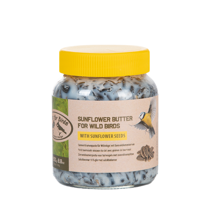 Zonnebloempasta voor tuinvogels