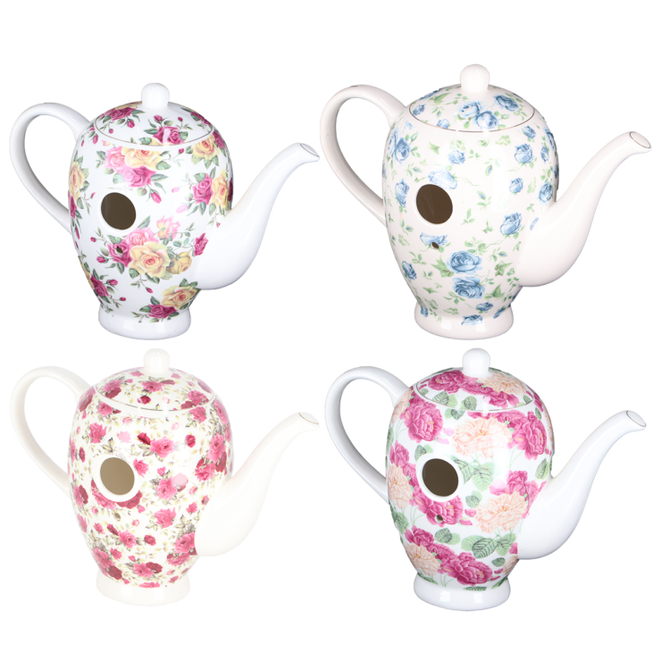 Nistkasten Kaffeekanne sortiert