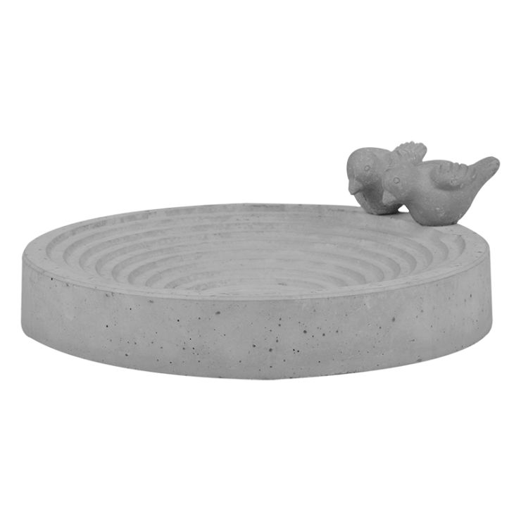 Bain d'oiseau béton L