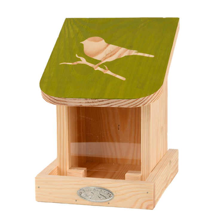 Silo mangeoire oiseaux pochoir