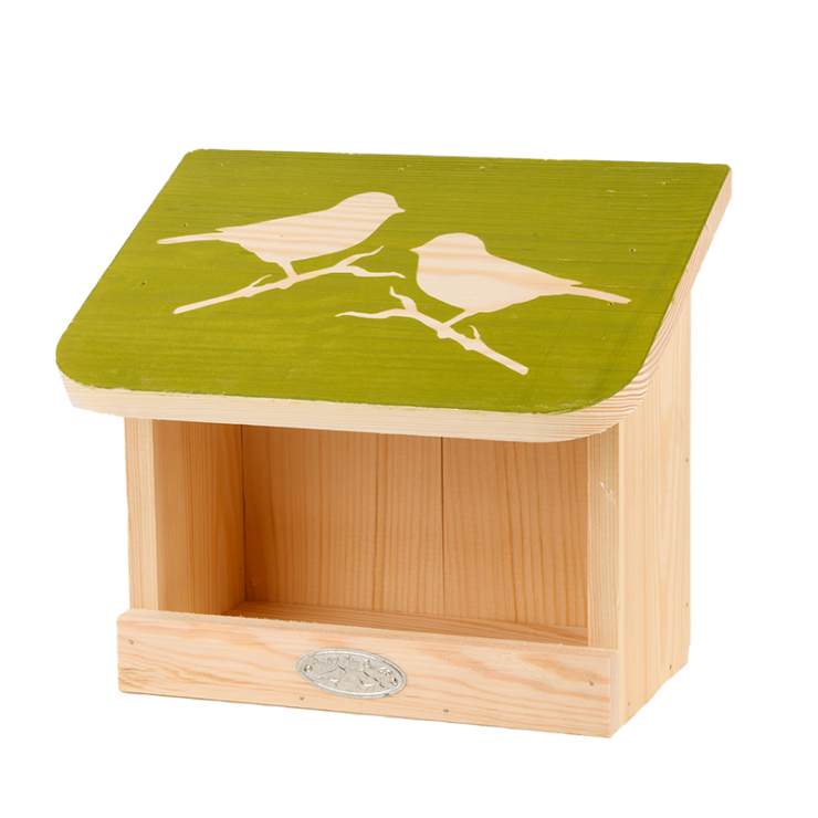 Wandfutterhaus mit Aufdruck