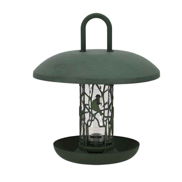 Gerecyclede notensilo met schotel