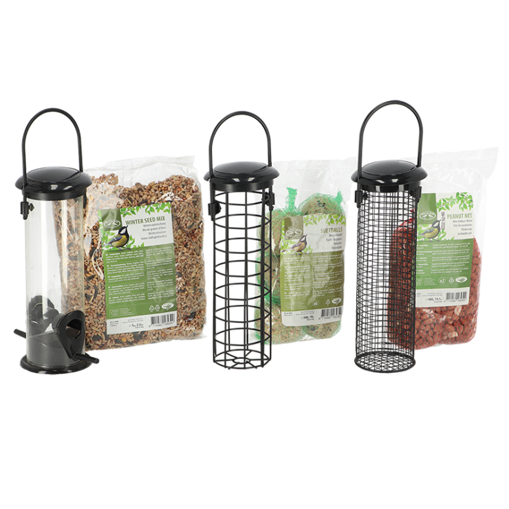 Complete bird feeding kit S