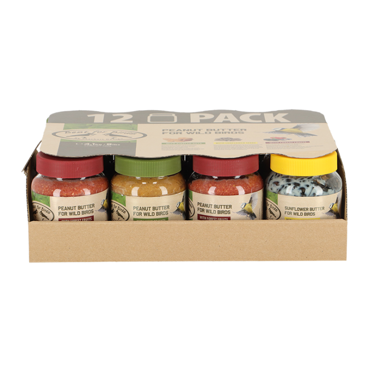 Vogelpindakaas 12stk mixtray 1/1EPD