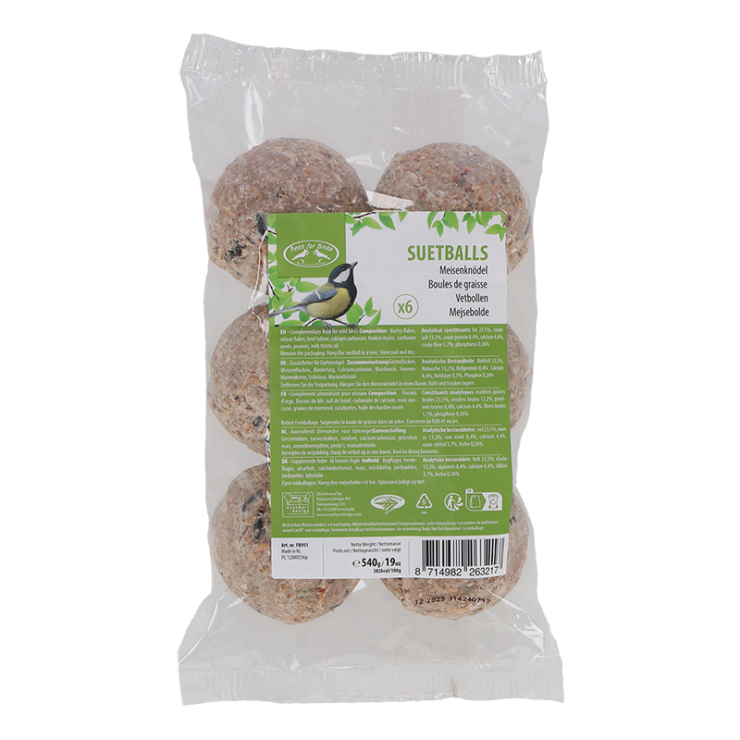 Meisenknödel ohne Netz 6er Pack