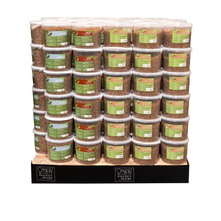 Palette mixte larves d'insectes ass