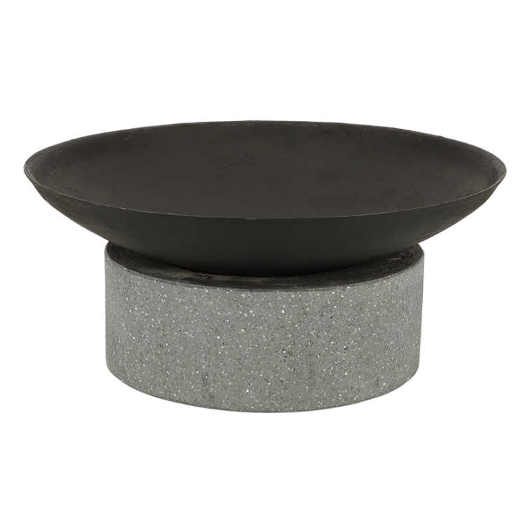 Firebowl on granito ring base