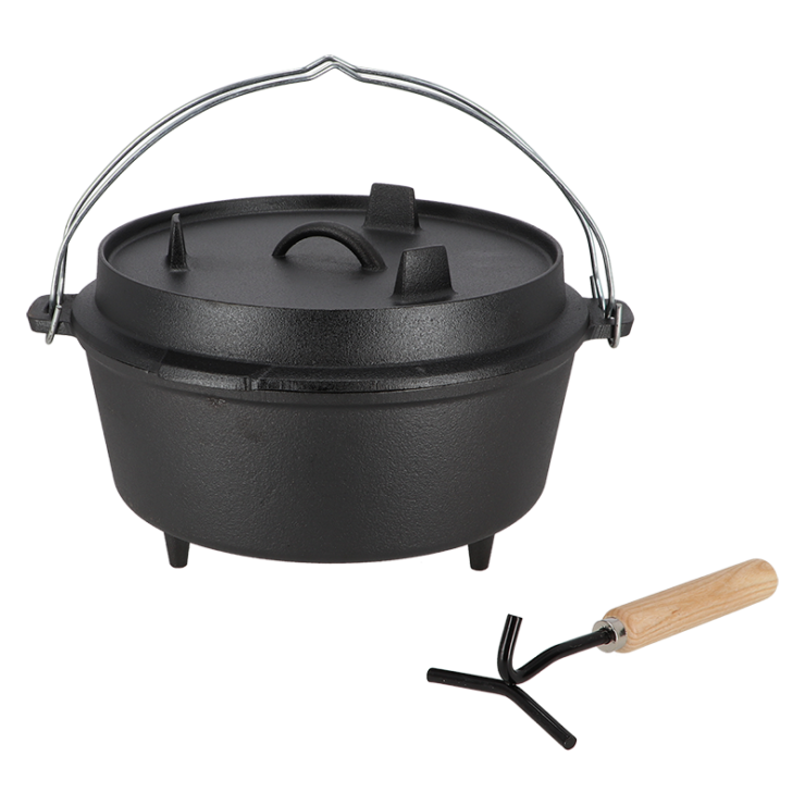 Kampvuurpot 12" gietijzer