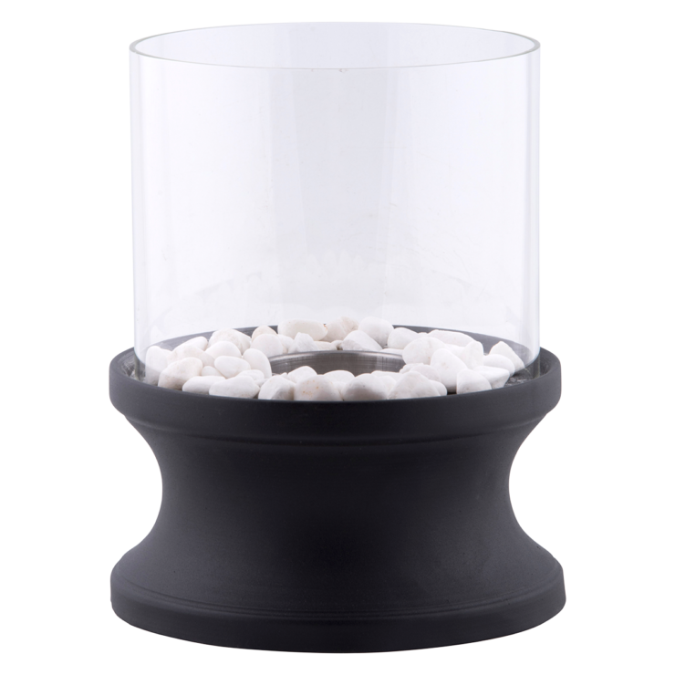 Cheminée bioéthanol concave