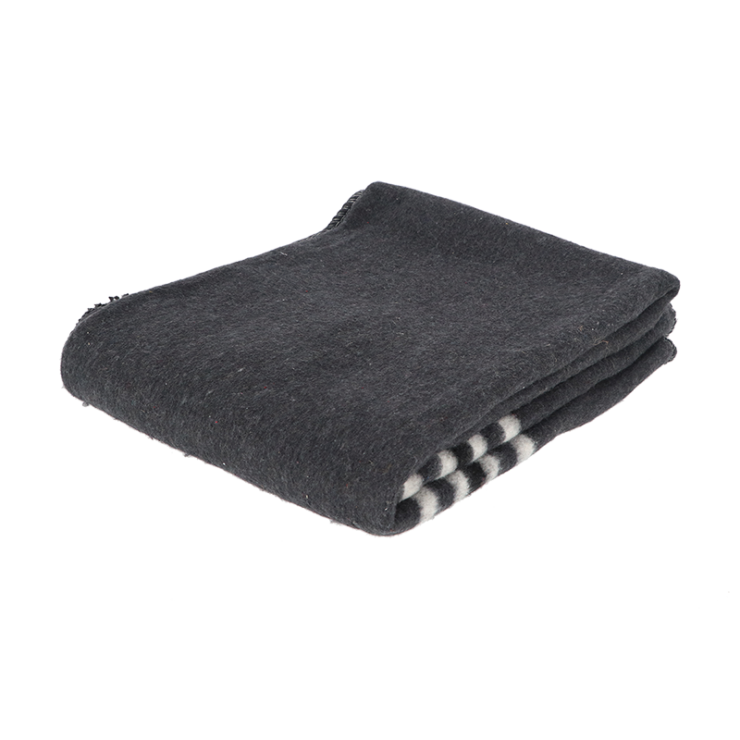 Plaid en tissu recyclé