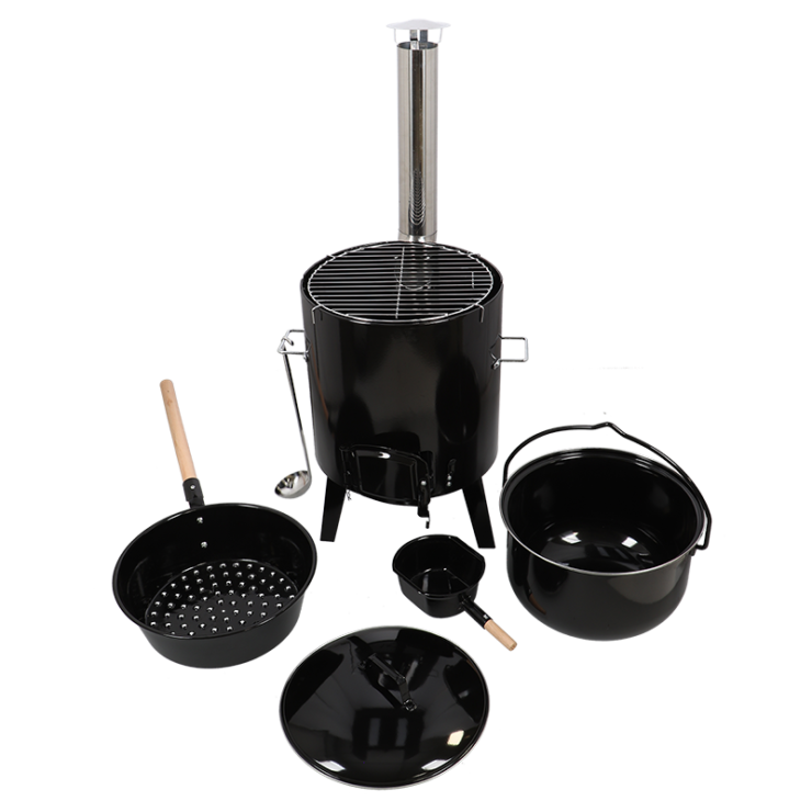 Outdoor stew stove set