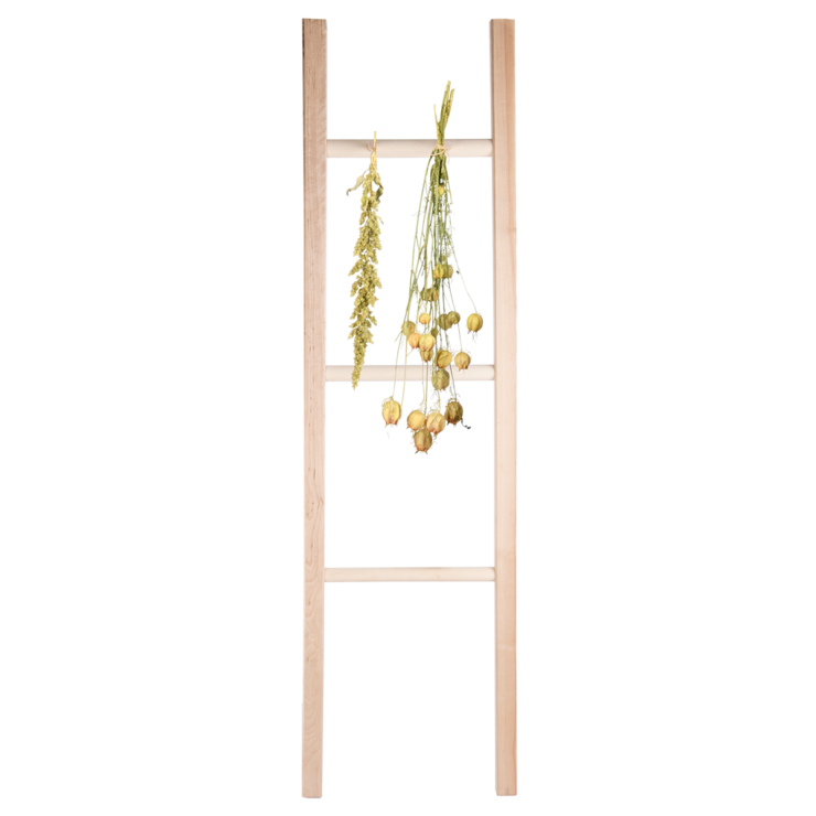 Blumen- und Kräutertrockleiter